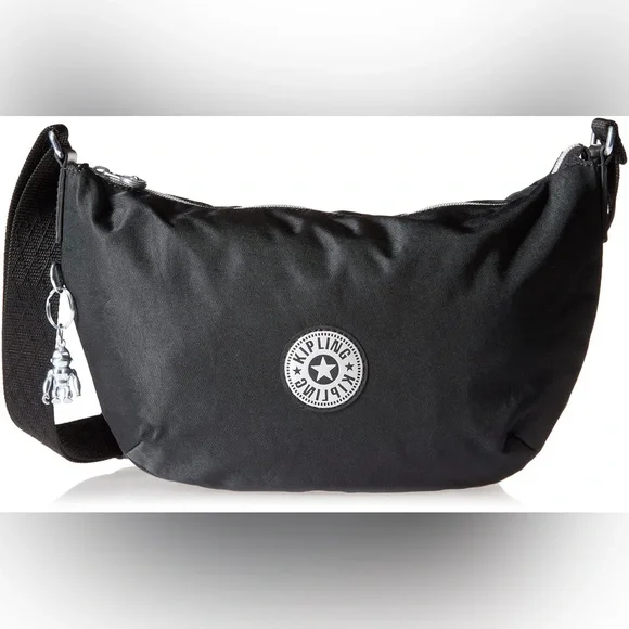 Kipling Anila Crossbody Shoulder Bag - Black Shine - Picture 3 of 12